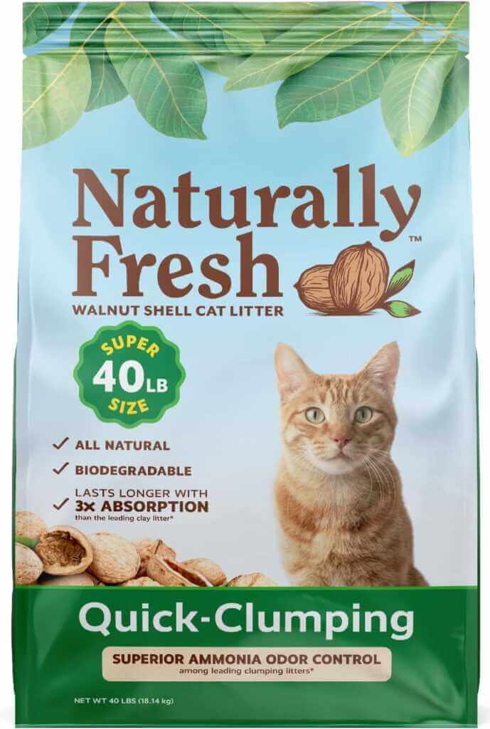 Naturally fresh  quick clumping cat litter 